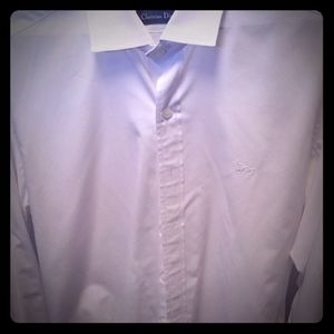 Christian Dior men's white dress shirt